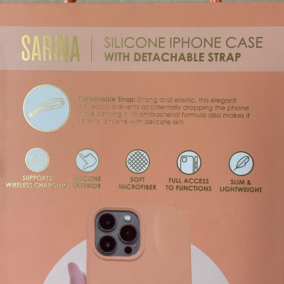 COPY - Sarina Silicone Strap Phone Case,For IPhone 13 Pro Max and IPhone 12 Pro… - Picture 5 of 9